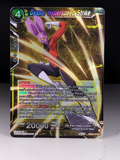 Dyspo, Hyperspeed Strike