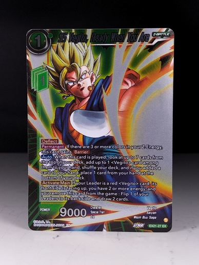 SS Vegito, Ready When You Are