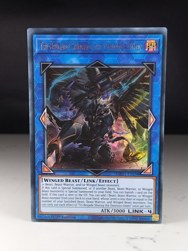 Tri-Brigade Shuraig the Ominous Omen (Ultra Rare 1st Edition)