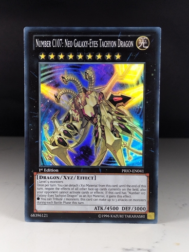 Number C107: Neo Galaxy-Eyes Tachyon Dragon (Super Rare 1st Edition)