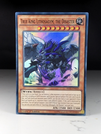 True King Lithosagym, the Disaster (Super Rare 1st Edition)